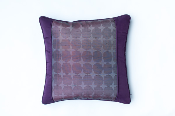 MAUVE SQUARE 1 boho STYLE CUSHION           45cm x 45cm